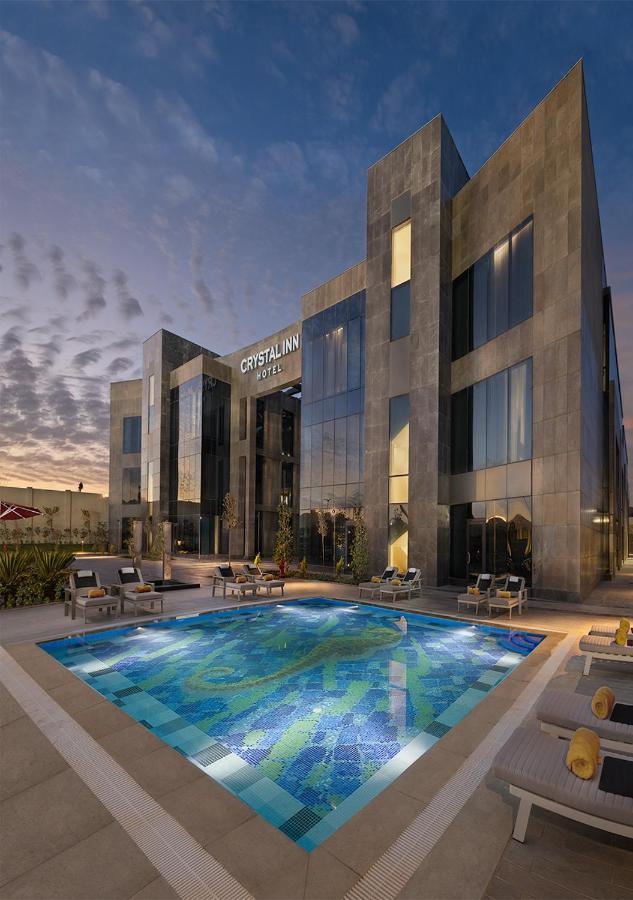 אל עלמיין Crystal Inn Hotel - Alamein (Adults Only) מראה חיצוני תמונה The hotel's pool
